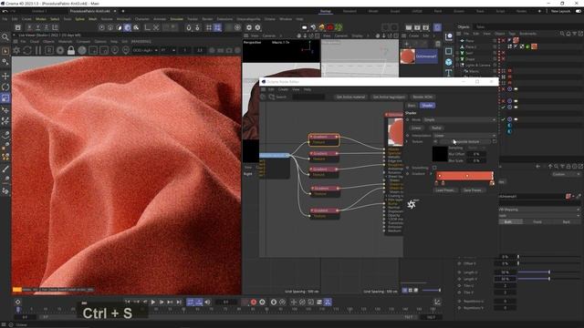 Cinema 4D Tutorial - Procedural Jersey-Knit Fabric (Octane) смотреть онлайн