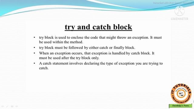 Exception Handling || OOPs || Java Programming || Class-12 || Lecture No-54 смотреть онлайн
