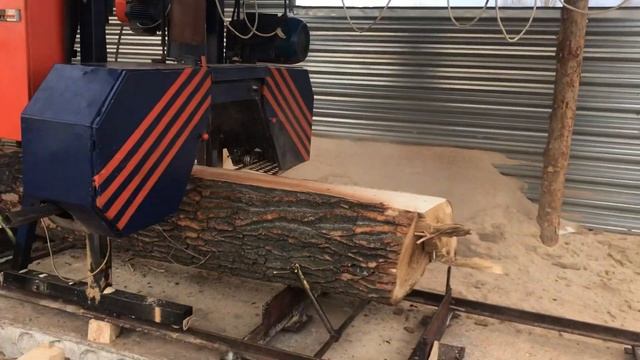 Распиловка тополя пилорамой Авангард лп-80 смотреть онлайн