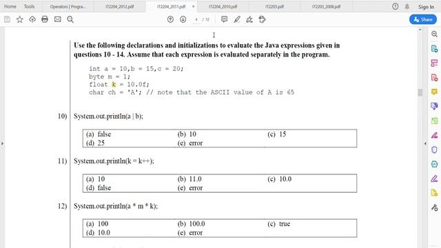 BIT-Sem-1 (Programming-Java) Lesson-4 (Operators) [ Part-2] смотреть онлайн