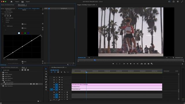 How To Make A Real Video Tape Effect With VHS Effects (Premiere Pro Tutorial) смотреть онлайн