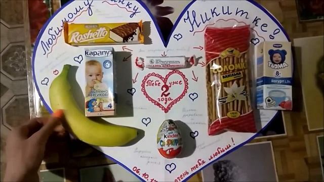 ПЛАКАТ СО СЛАДОСТЯМИ НА ДЕНЬ РОЖДЕНИЯ, ПОДАРОК НА 2 ГОДА, СЛАДОСТИ ДЛЯ РЕБЕНКА, ПЛАКАТ СО СЛАДОСТЕЙ смотреть онлайн