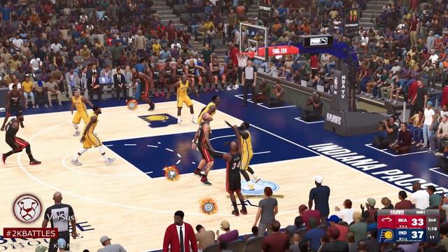 NBA 2K23: Throwback Pacers Vs HEAT Game Highlights | MyLeague Playoffs | Xbox Series S смотреть онлайн