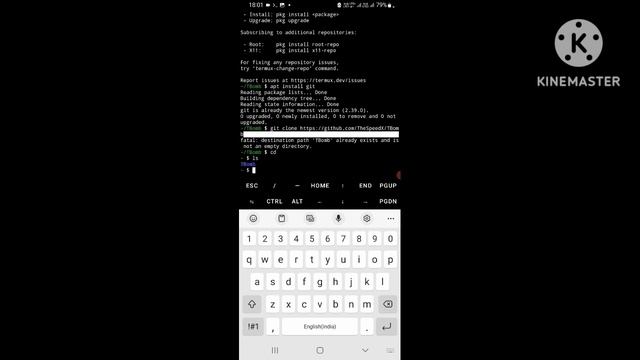 how to call bomb on termux смотреть онлайн
