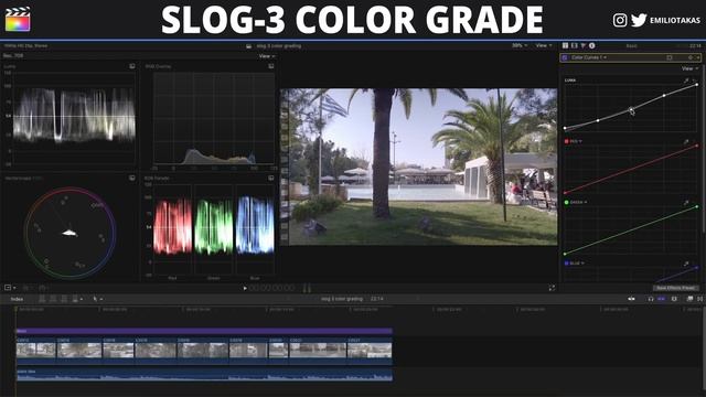How to Color Grade S-LOG in Final Cut Pro X смотреть онлайн