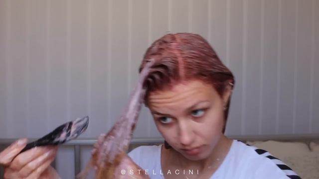 Dyeing my hair Dusty Pink | Stella смотреть онлайн