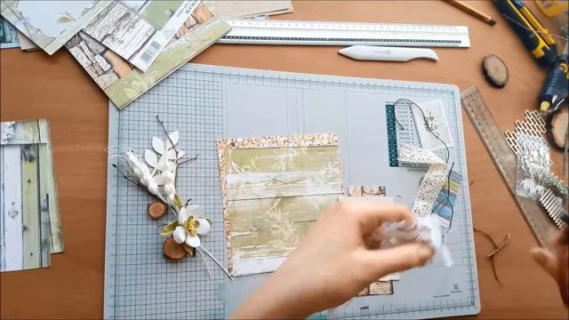 Открытка своими руками. Делаем открытку из коллекции "Naturals" смотреть онлайн