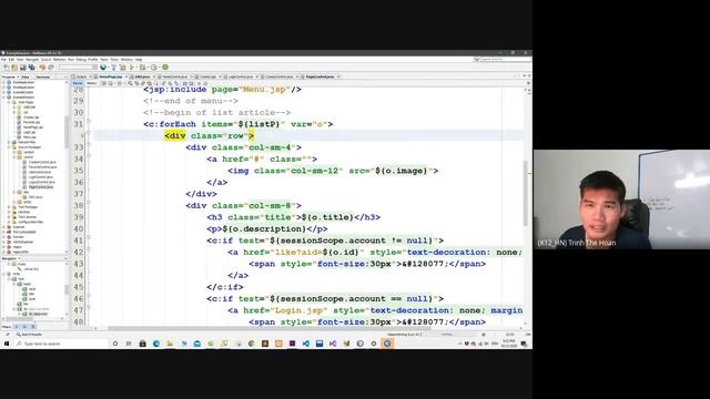Lập trình Java web JSP - Servlet - Phân trang với câu lệnh OFFSET FETCH смотреть онлайн