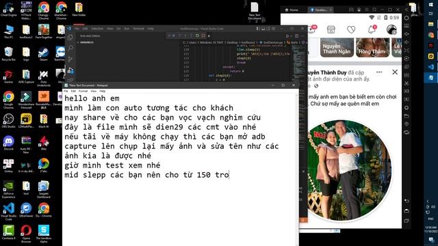 ?Python-ADB: Share free tool auto tương tác FACE cho anh em vọc vạch смотреть онлайн