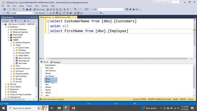Part30 what is the difference between Union and Union all ? | SQL Tutorials | Beginners смотреть онлайн