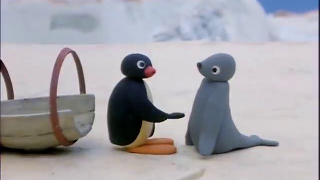 Pingu Goes Shopping For Fish Presents! | Pingu Official | Cartoons For Kids