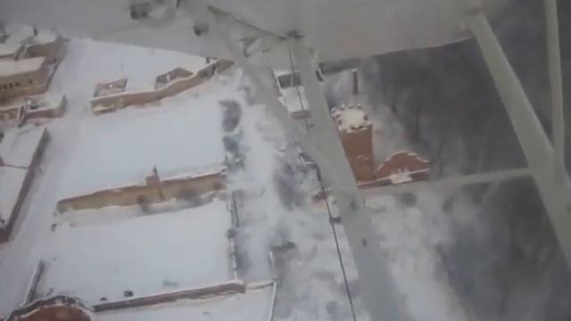 Полёт на самолёте над усадьбой Приклонских в Подвязье смотреть онлайн