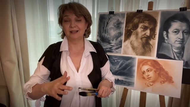 Портреты/ Пейзажи - Рисуем Вместе! Мастер- Класс в гостевом доме "Лялин Луг" - 5 мая 2023 смотреть онлайн