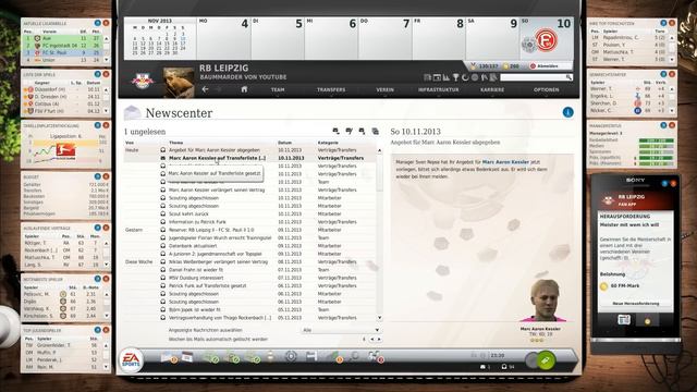 Fußball Manager 13 - Let's Play - #122 Mögliche Verstärkungen für die Zweite [HD] смотреть онлайн