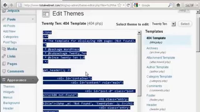 How to Customize Your Wordpress Blog 404 Error Page смотреть онлайн