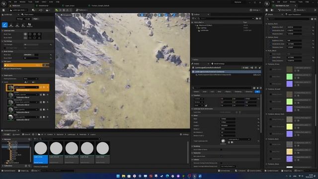 UE 5.1: Landscape Auto Material смотреть онлайн