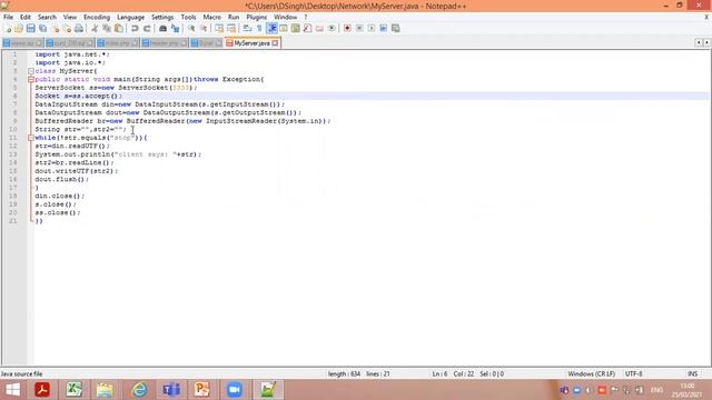 example of Socket Programming in Java смотреть онлайн