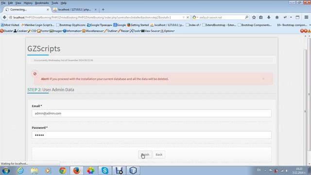 Install Wizard PHP GZ Hotel Booking Script смотреть онлайн