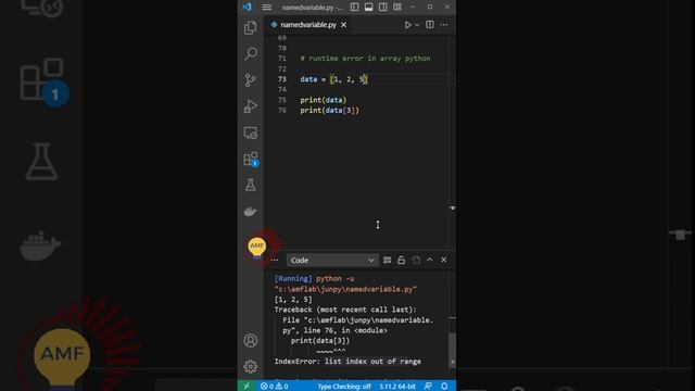 Kesalahan Variable Array Menjadi List Index Out of Range смотреть онлайн