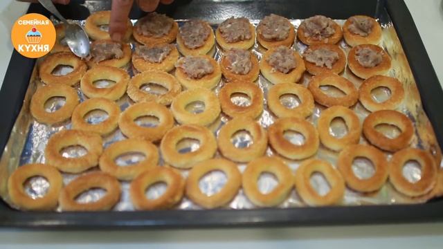 ФАРШИРОВАННЫЕ СУШКИ или ЗАКУСОЧНЫЕ МИНИ ПИЦЦЫ - ну, оОчень вкусные! смотреть онлайн
