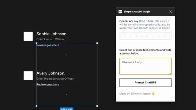 ChatGPT for Figma Plugin смотреть онлайн