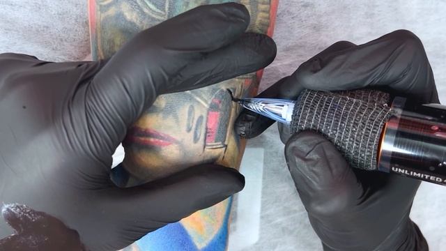 Color Realism Touch Up Tattoo Time Lapse смотреть онлайн