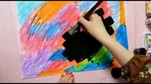 03 Салют в технике граттаж Илинбаева АВ