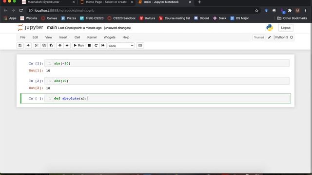 [CS 220 / CS319 Spring 2021] LEC 7 Video 1: Function syntax смотреть онлайн