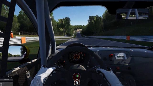 Abarth 500 Assetto Corse - Brands Hatch GP World Record 1:38:871 - Assetto Corsa смотреть онлайн