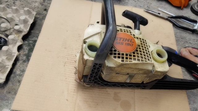 Bongkar mesin stihl ms180 смотреть онлайн