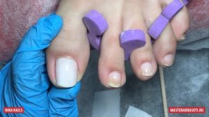 Покрытие ногтей на ногах. Как использовать 3D-слайдеры.