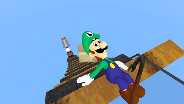Gmod Super Mario & Luigi Ragdoll demonstration [ Super Mario 64 , Super Mario Odyssey , Luigi ] смотреть онлайн