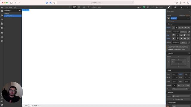 Curso de Páginas Web(flow) - 6: Creando un elemento de texto Webflow смотреть онлайн