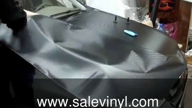 Как клеить карбоновую пленку на капот? смотреть онлайн