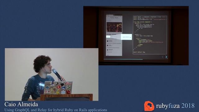 Rubyfuza 2018: Caio Almeida - Using GraphQL and Relay for hybrid Ruby on Rails applications смотреть онлайн