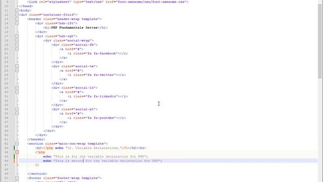 Part 02 PHP Variables смотреть онлайн