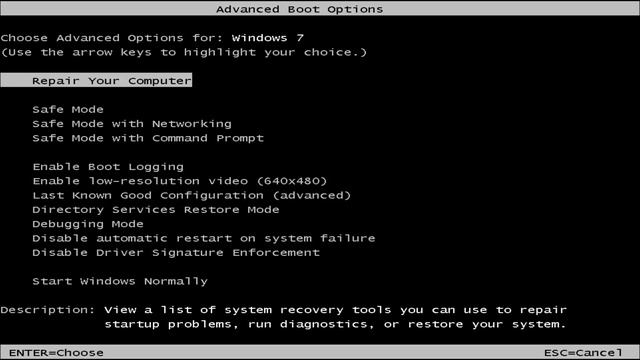 Advanced Boot Options in Windows 7 - How To Access смотреть онлайн