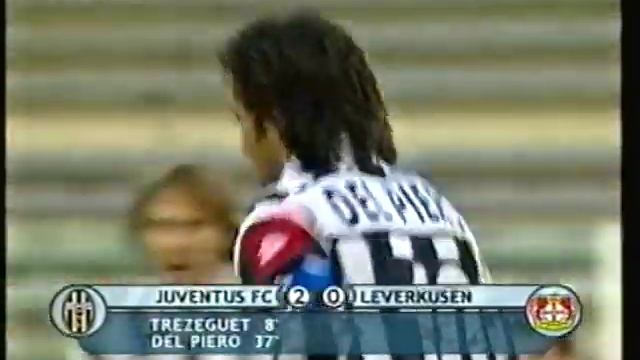 2001 November 29 Juventus italy 4 Bayer Leverkusen Germany 0 Champions League смотреть онлайн