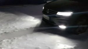 Светодиодные (LED) лампы в ПТФ VW Tiguan II (2017)