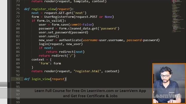 How To Create Login view in Django? | Free On LearnVern смотреть онлайн