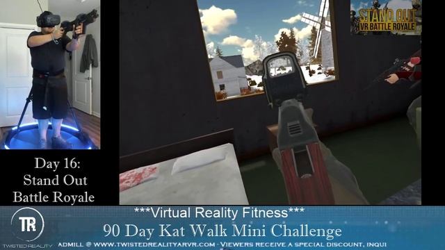 VR Fitness - Stand Out Battle Royale - Game Hard Get Fit - Day 16 of 90 смотреть онлайн