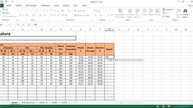08 Excel Creating Result Sheet - Creating Result Pass or Fail Column Using If Function смотреть онлайн