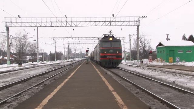 Прибытие вл10 на станцию Луховицы смотреть онлайн