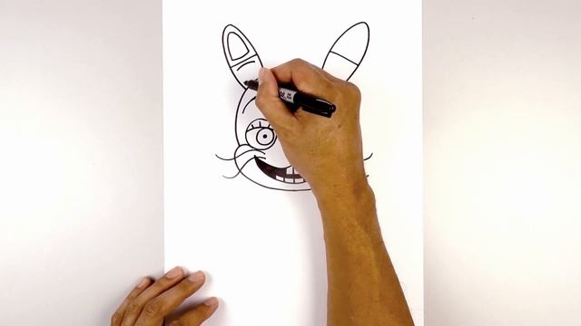 How To Draw Glitchtrap | FNAF VR