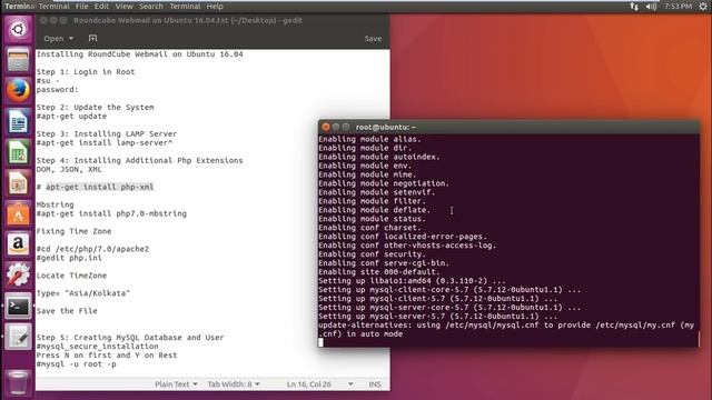 How to Install and Configure RoundCube Webmail 1.2 on Ubuntu 16.04 смотреть онлайн