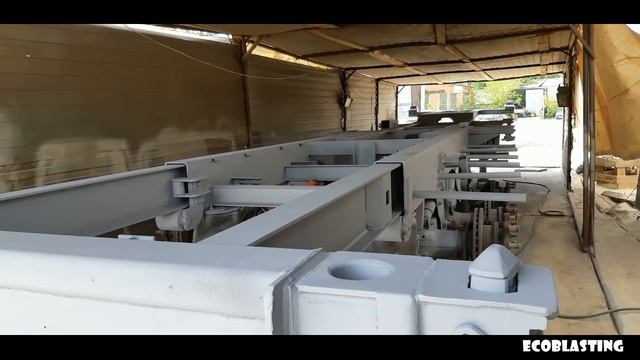 #Пескоструйная очистка прицепа с покраской. смотреть онлайн