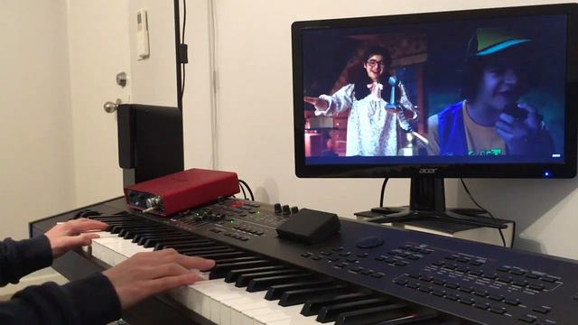 Stranger Things 'NeverEnding Story' (with piano) смотреть онлайн