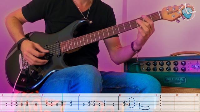 🔥 Cómo Tocar en Guitarra BURN (Deep Purple) 🎸 смотреть онлайн