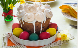 Как красиво украсить куличи на пасху! Пасхальное безе.