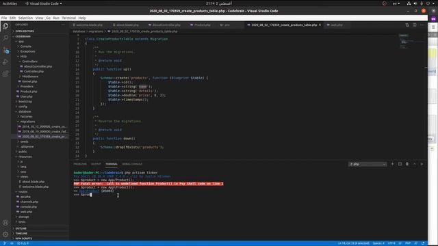 Laravel basics Course - Insert data into the database using tinker #8 смотреть онлайн